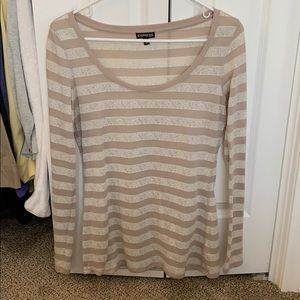 Women’s long sleeve striped top